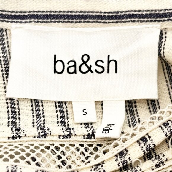 NWT Ba&Sh Anael striped blouse Size small - Picture 7 of 11